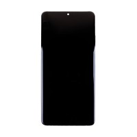 Дисплей для Samsung G998B Galaxy S21 Ultra модуль с рамкой Серебро - (In-Cell)