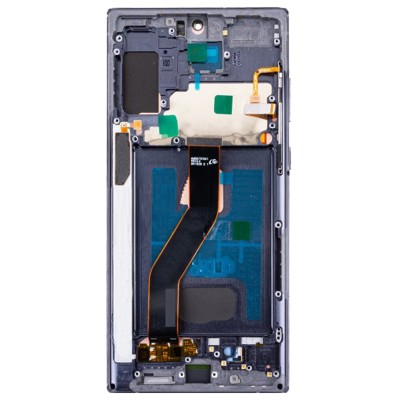 Дисплей для Samsung N975F Galaxy Note 10+ модуль с рамкой Черный - (OLED) (Full Size)