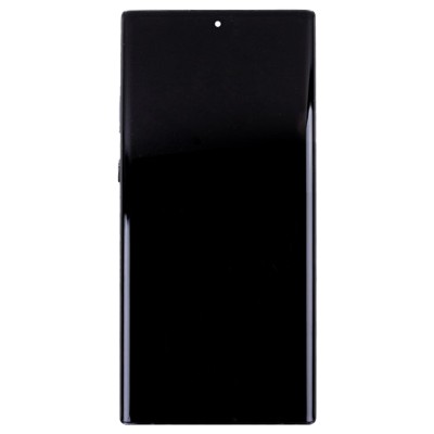 Дисплей для Samsung N975F Galaxy Note 10+ модуль с рамкой Черный - (OLED) (Full Size)