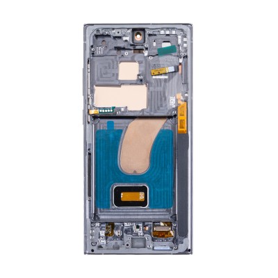 Дисплей для Samsung S918B Galaxy S23 Ultra модуль с рамкой Зеленый - (OLED)