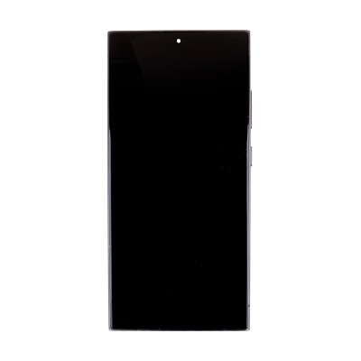 Дисплей для Samsung S928B Galaxy S24 Ultra модуль с рамкой Черный - (Soft OLED, 120 Гц) (Full Size)