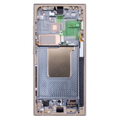 Дисплей для Samsung S928B Galaxy S24 Ultra модуль с рамкой Серый - OR (SP)