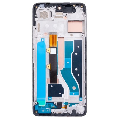 Дисплей для Tecno CK6n модуль с рамкой Черный - OR