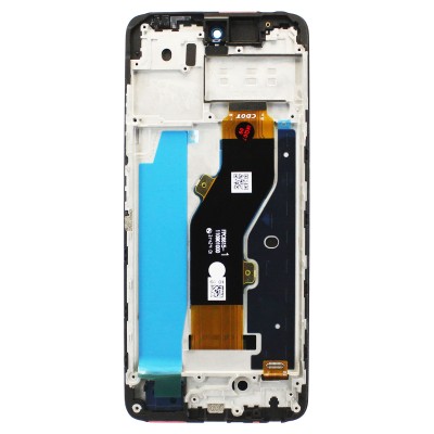 Дисплей для Tecno Spark 20 (KJ5) модуль с рамкой Черный - OR