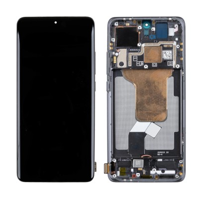 Дисплей для Xiaomi 12 (2201123G) модуль с рамкой Черный - OR