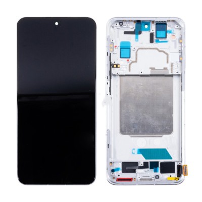 Дисплей для Xiaomi 13 (2211133C) модуль с рамкой Серебро - OR