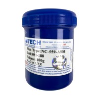 Флюс Amtech NC-559-ASM (100 г, среднеактивный, безотмывочный)