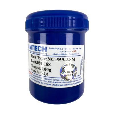 Флюс Amtech NC-559-ASM (100 г, среднеактивный, безотмывочный)