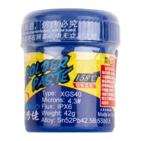 Паста паяльная Mechanic XGS40 (42 г, низкотемпературная 158°C)