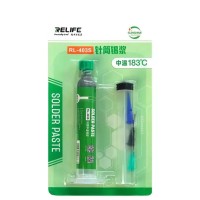 Паста паяльная Relife RL-403S (40 г, среднетемпературная 183°C, в шприце)