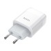 Сетевое зарядное устройство USB Hoco C73A (12W, 2 порта) Белый