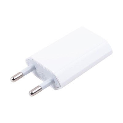 Сетевое зарядное устройство USB для Apple iPhone "Призма" (5W) (тех.упак.) Белый