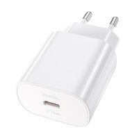 Сетевое зарядное устройство Type-C Hoco N22 (25W, PD) Белый