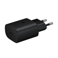 Сетевое зарядное устройство Type-C для Samsung EP-TA800 (25W, PD) (тех.упак.) Черный