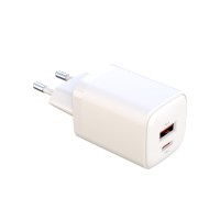 Сетевое зарядное устройство USB/Type-C XO L96 (30W, QС3.0, PD, 2 порта) Белый