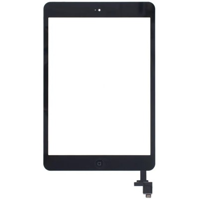 Тачскрин для Apple iPad mini в сборе с микросхемой (черный)