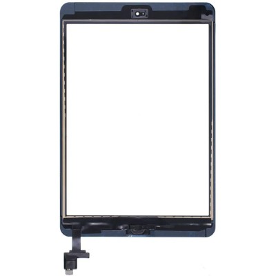 Тачскрин для Apple iPad mini в сборе с микросхемой (черный)