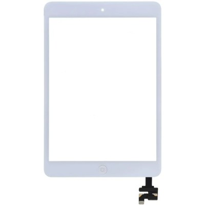 Тачскрин для Apple iPad mini в сборе с микросхемой (белый)/Apple iPad mini 2 Retina в сборе с микросхемой (белый)