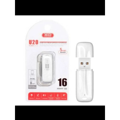 USB-флеш (USB 2.0) 16GB XO U20 Белый