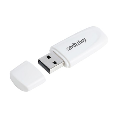 USB-флеш (USB 2.0) 32GB Smartbuy Scout Белый