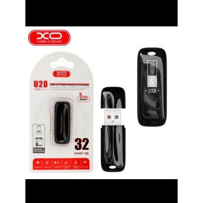 USB-флеш (USB 2.0) 32GB XO U20 Черный