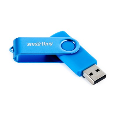 USB-флеш (USB 2.0) 64GB Smartbuy Twist Синий