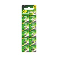 Батарейка AG3/LR736/LR41/392A/192 GP Alkaline 1.5V (10 шт. в блистере)