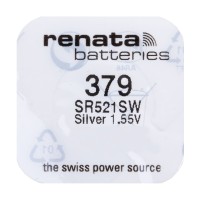 Батарейка 379/SR521SW/SR521/SR63/AG0 Renata Silver 1.55V