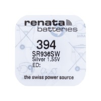 Батарейка 394/380/SR936SW/G9 Renata Silver 1.55V