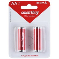 Батарейка AA LR6 Smartbuy Alkaline 1.5V (2 шт. в блистере)