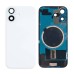 Задняя крышка для Apple iPhone 17 в сборе со стеклом камеры Белый (стекло, логотип) - Премиум