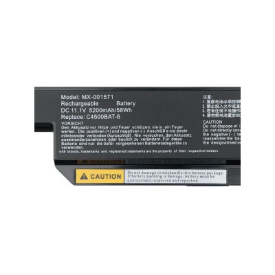 Аккумуляторная батарея для ноутбука DNS 0149447 (C4500BAT6) 5200 mAh