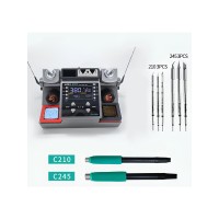 Паяльная станция Aifen A902 (T115/T210/T245) (350W, 2 канала, 3 ручки + 9 жал)