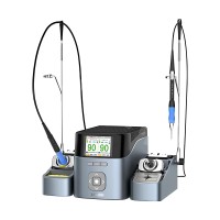 Паяльная станция Aixun T420D (T210/T245/T115) (400W, 2 канала, ручки T210 + T115 + 6 жал