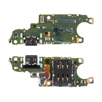 Шлейф для Huawei LNA-NX1 плата на системный разъем/разъем SIM/микрофон - Премиум