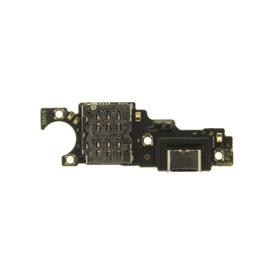 Шлейф для Huawei Honor X7d 4G (LGN-LX1) плата на системный разъем/разъем гарнитуры/микрофон - Премиум