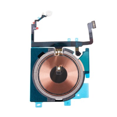 Шлейф для Apple iPhone 15 Plus (A3094) на беспроводную зарядку/вспышку/микрофон - Премиум