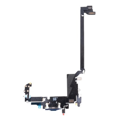 Шлейф для Apple iPhone 17 Pro Max (A3526) на системный разъем/микрофон Синий - Премиум