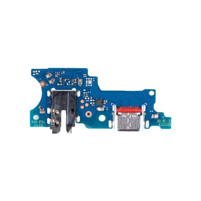 Шлейф для Samsung A075F Galaxy A07 плата системный разъем/разъем гарнитуры/микрофон - Премиум