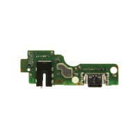 Шлейф для Tecno Spark 40C (KM4k) плата на системный разъем/разъем гарнитуры/микрофон - Премиум