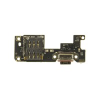 Шлейф для Xiaomi Poco F7 (25053PC47I) плата системный разъем/разъем SIM/микрофон - Премиум