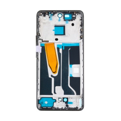 Рамка дисплея для Realme 11 Pro 5G/Realme 11 Pro+ 5G Черный (возможен дефект ЛКП)