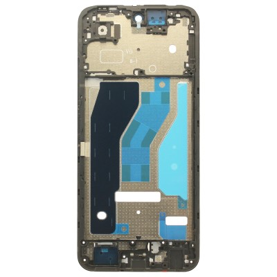 Рамка дисплея для Tecno Spark 40C (KM4k) Черный (возможен дефект ЛКП)
