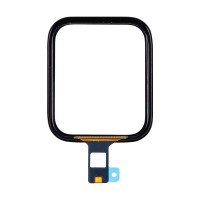Стекло модуля для Apple Watch 4 (44 мм) с тачскрином и OCA пленкой Черный - OR (Mitsubishi)