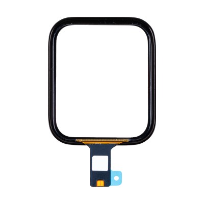 Стекло модуля для Apple Watch 4 (44 мм) с тачскрином и OCA пленкой Черный - OR (Mitsubishi)