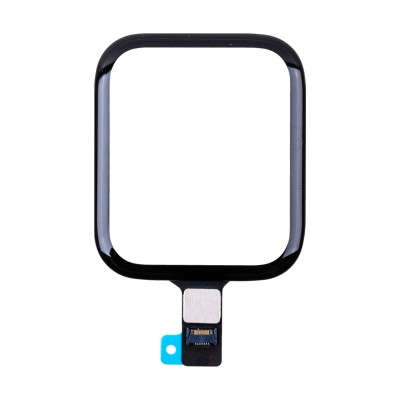 Стекло модуля для Apple Watch 4 (44 мм) с тачскрином и OCA пленкой Черный - OR (Mitsubishi)