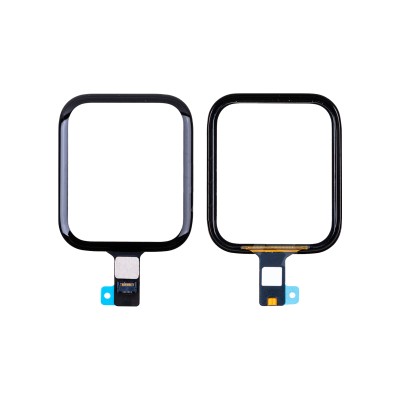 Стекло модуля для Apple Watch 4 (44 мм) с тачскрином и OCA пленкой сапфировое Черный