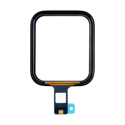 Стекло модуля для Apple Watch SE 2022 (40 мм) с тачскрином и OCA пленкой Черный - OR (Feaglet)