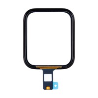 Стекло модуля для Apple Watch 5 (44 мм) с тачскрином и OCA пленкой Черный - OR (Feaglet)