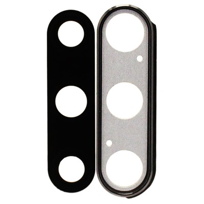 Стекло камеры для Huawei Honor 9X/Huawei Honor 9X Premium в сборе с рамкой Черный